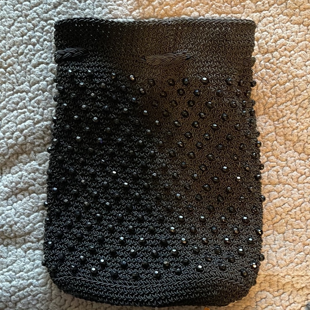 Beaded small backpack purse - Picture 2 of 6